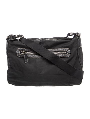 Tessuto Nylon Messenger Bag
