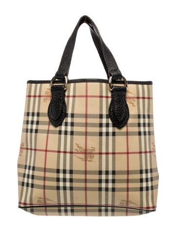 Burberry Haymarket Check Haymarket Check Tote Bag
