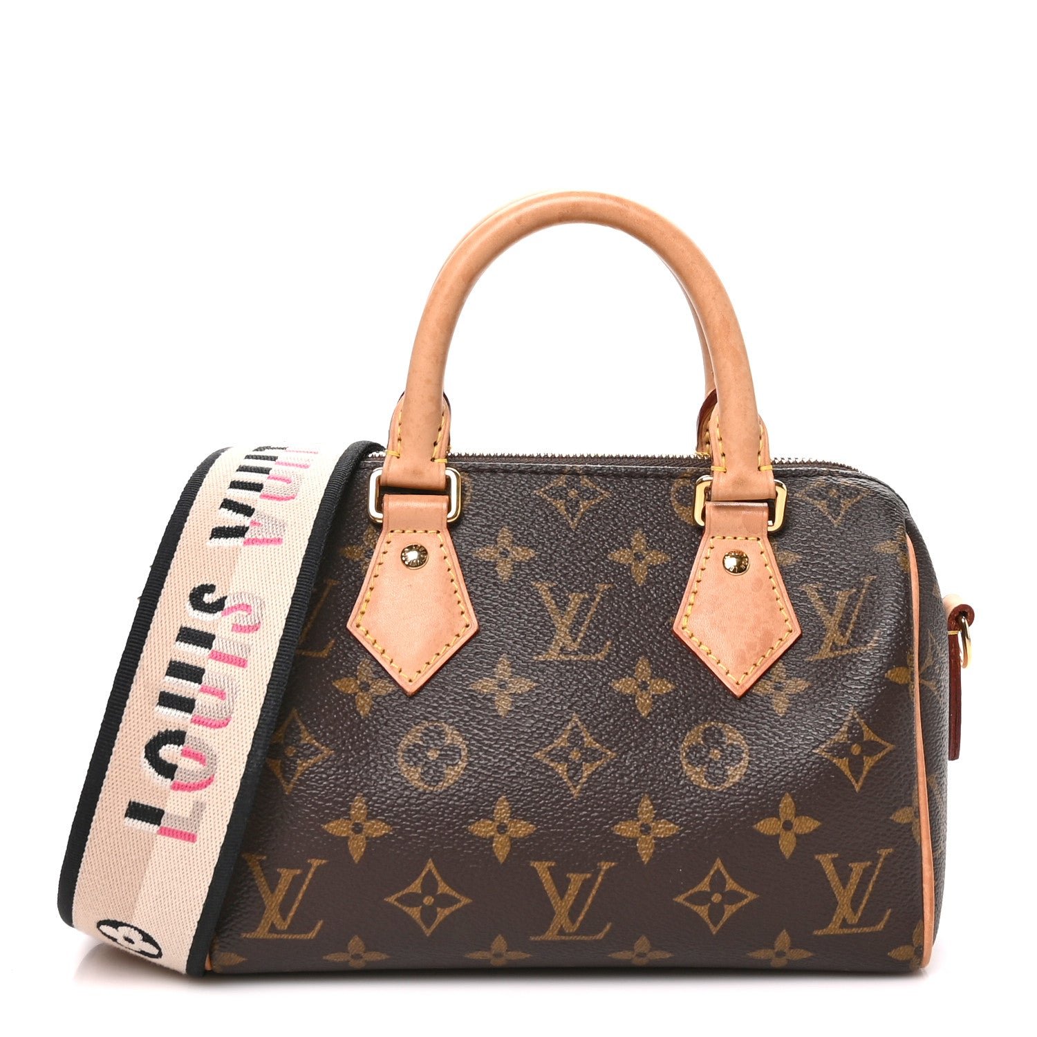 Louis Vuitton Monogram Speedy Bandouliere 20 Black