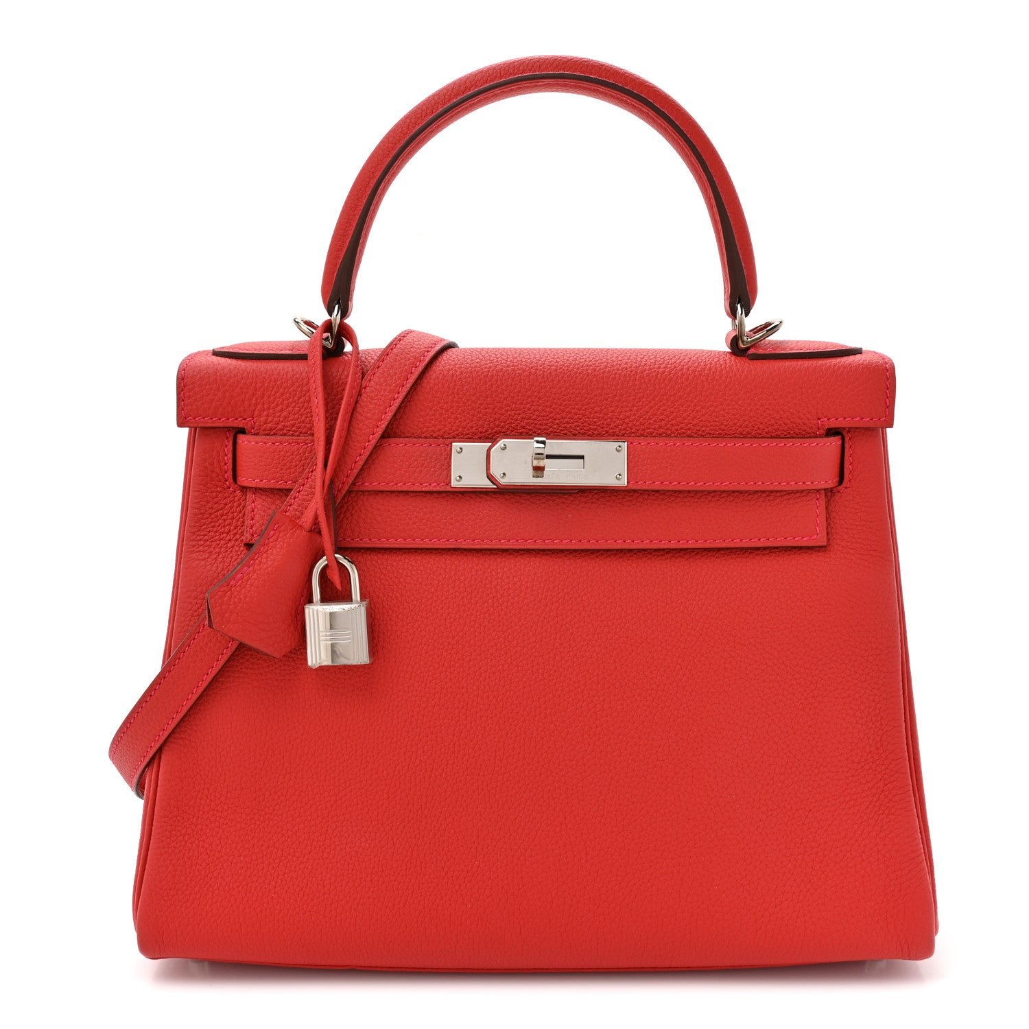 Hermes Togo Kelly Retourne 28 Geranium