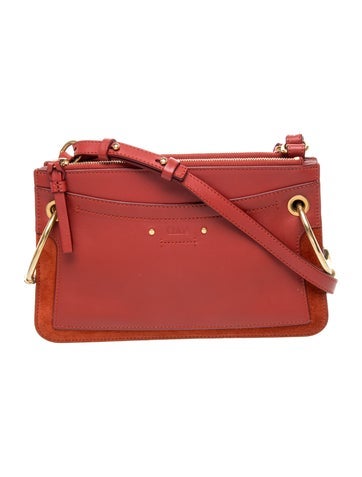 Chloe Leather Roy Crossbody bag