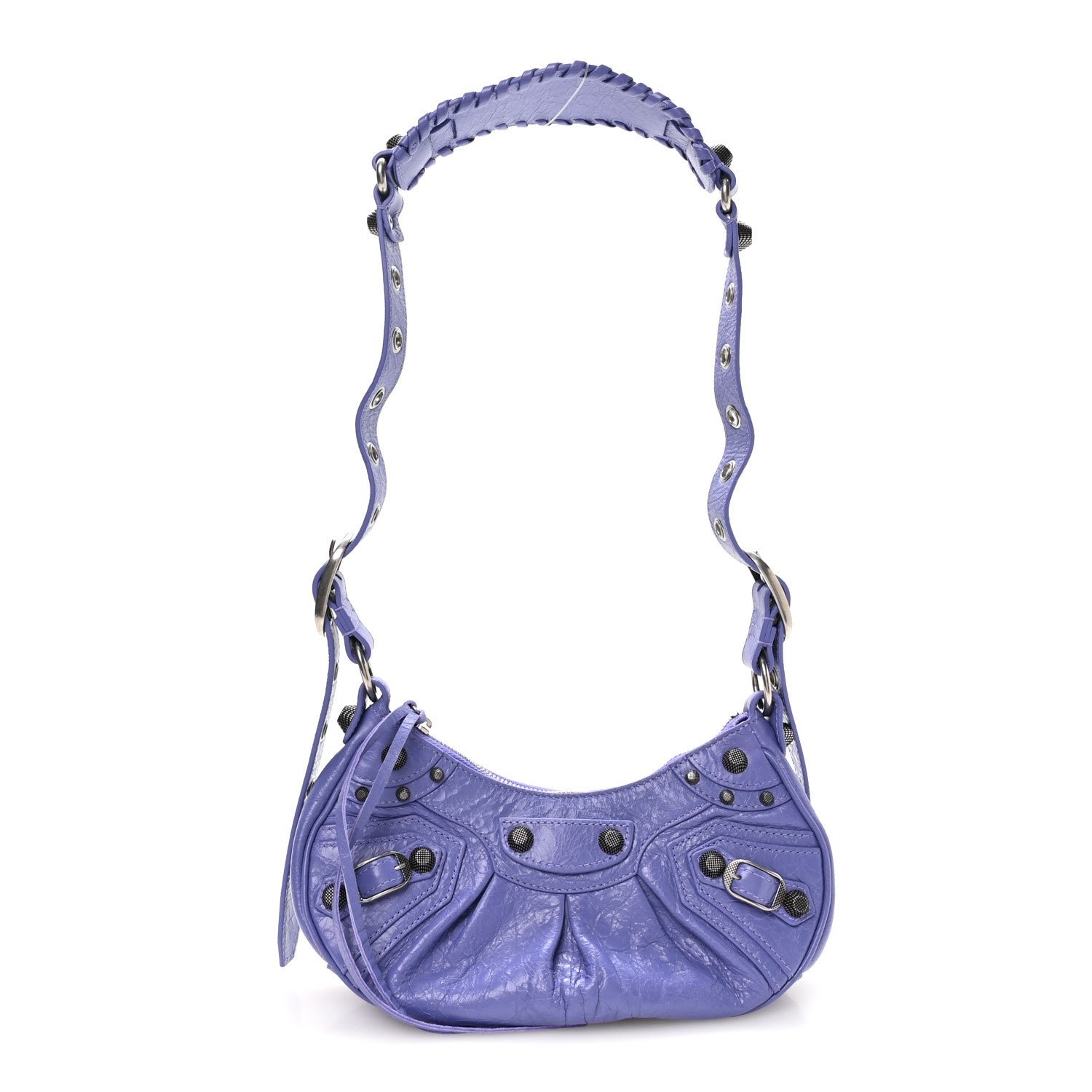 Balenciaga Agneau Arena XS Le Cagole Shoulder Bag Mauve