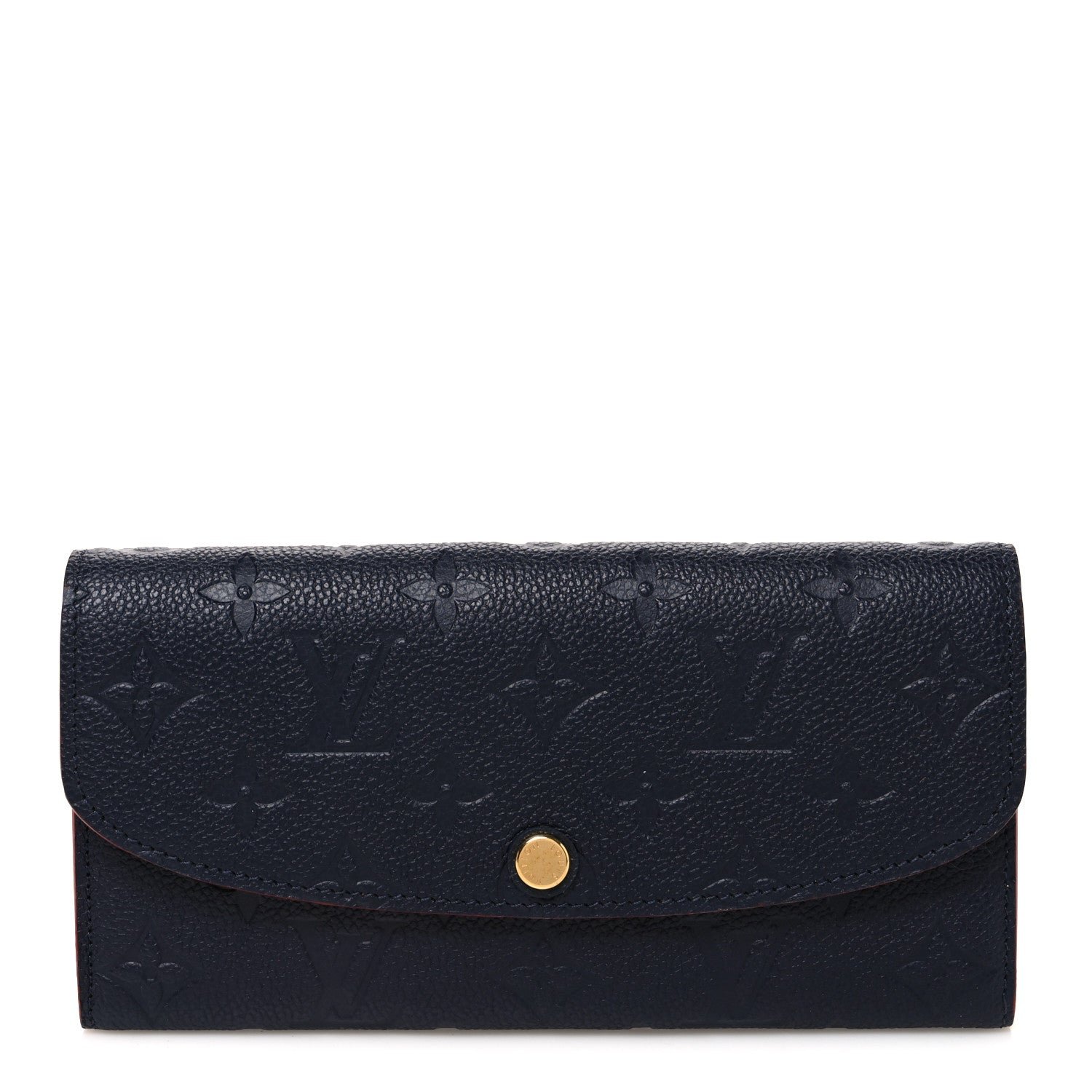 Louis Vuitton Empreinte Emilie Wallet Marine Rouge