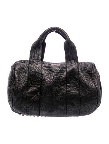 Leather Top Handle Bag