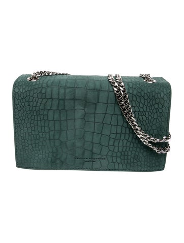 Brandon Blackwood Suede Shoulder Bag
