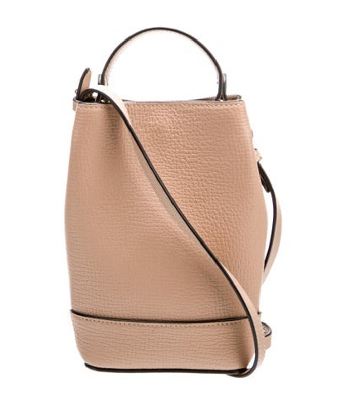 Smythson Leather Bucket Bag