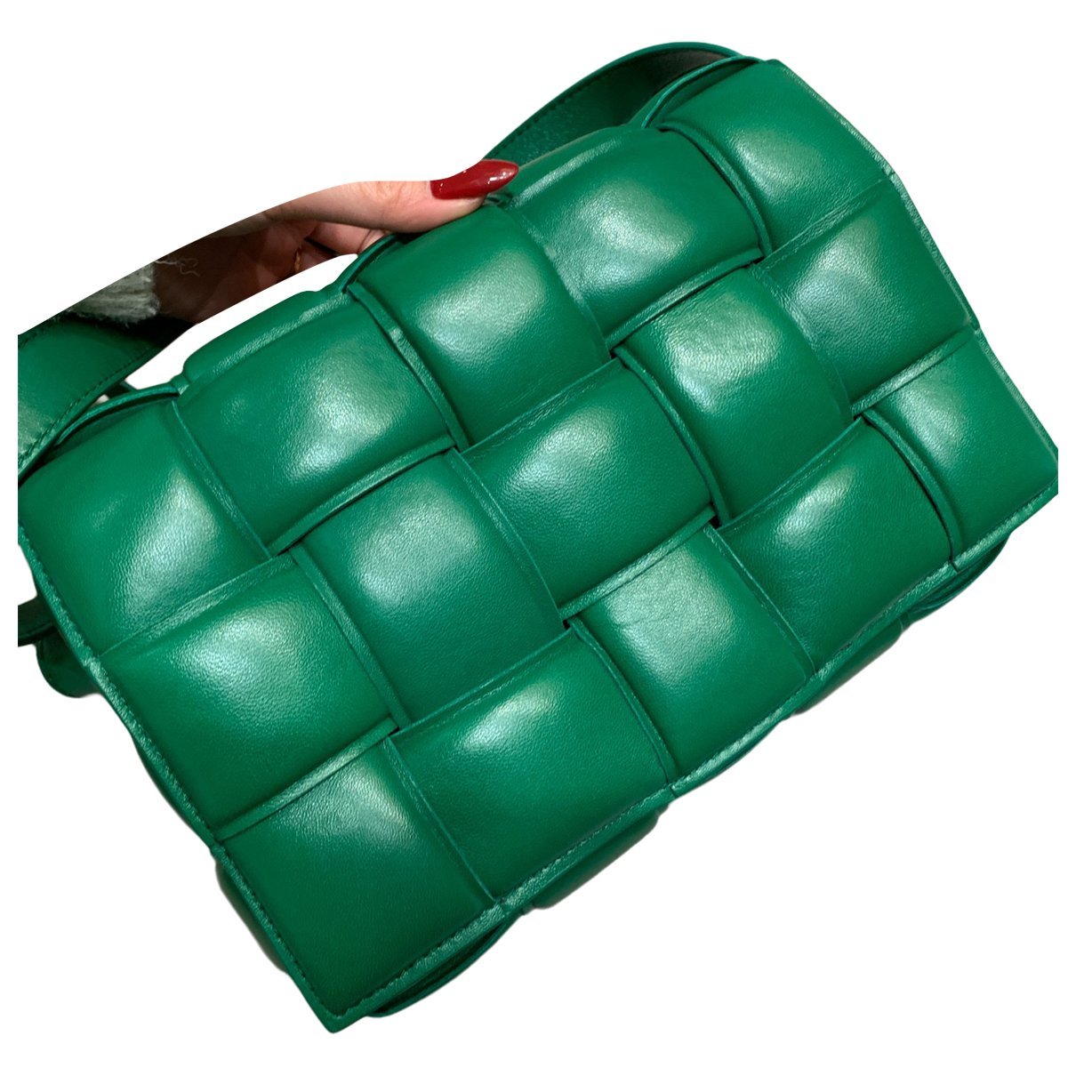 Cassette leather crossbody bag
