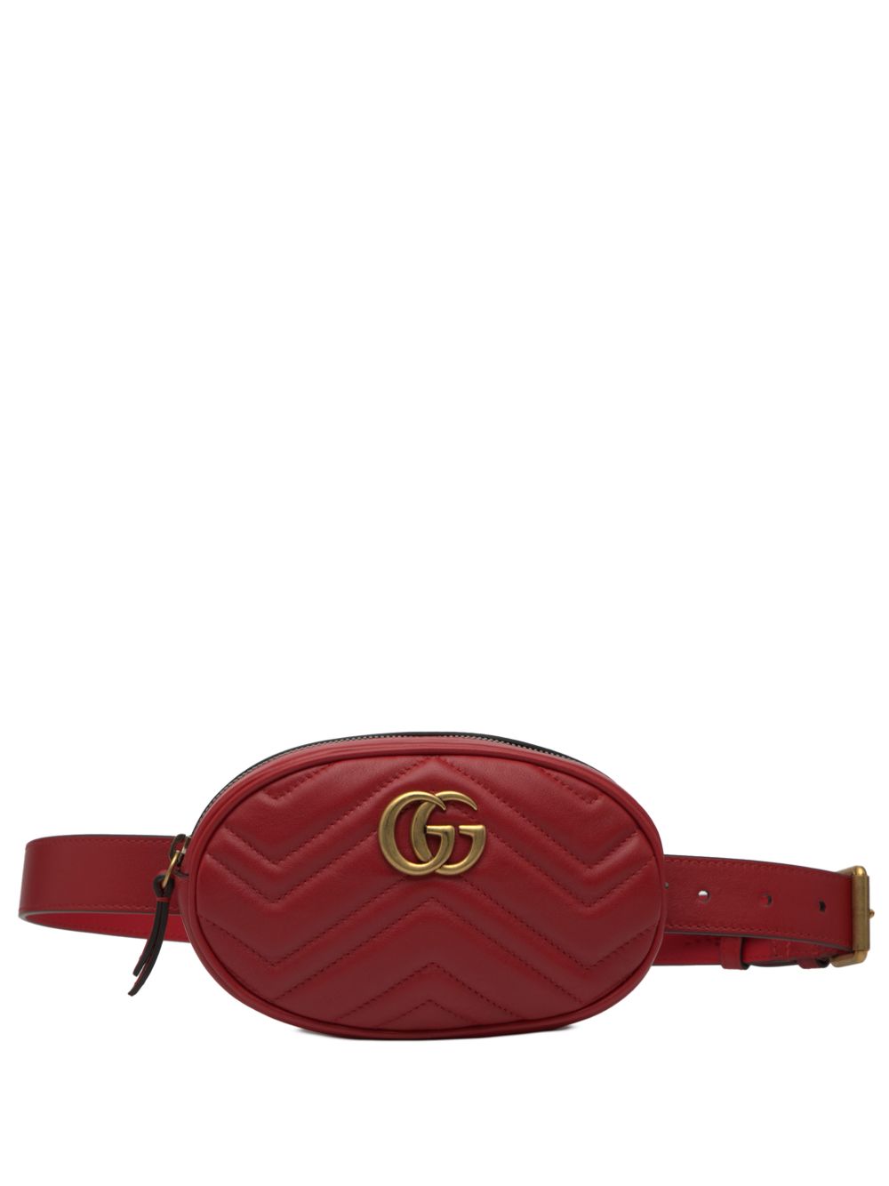 2016-2025 GG Marmont Matelasse Leather belt bag