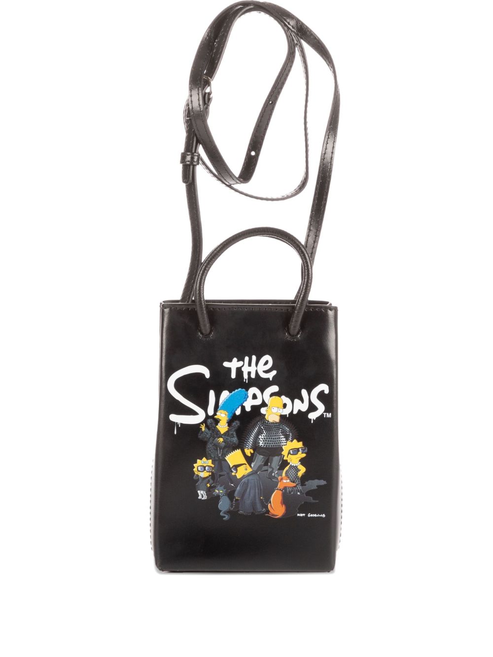 Balenciaga x The Simpsons leather shoulder bag