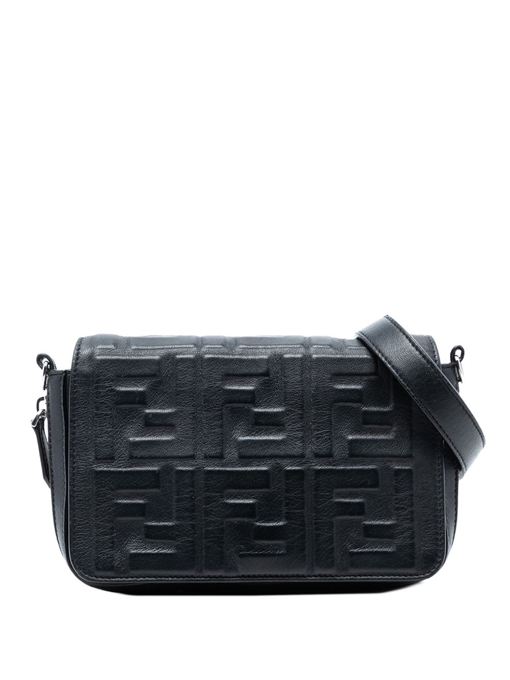 2010-2026 Mini Zucca Embossed Nappa Expandable Flap crossbody bag