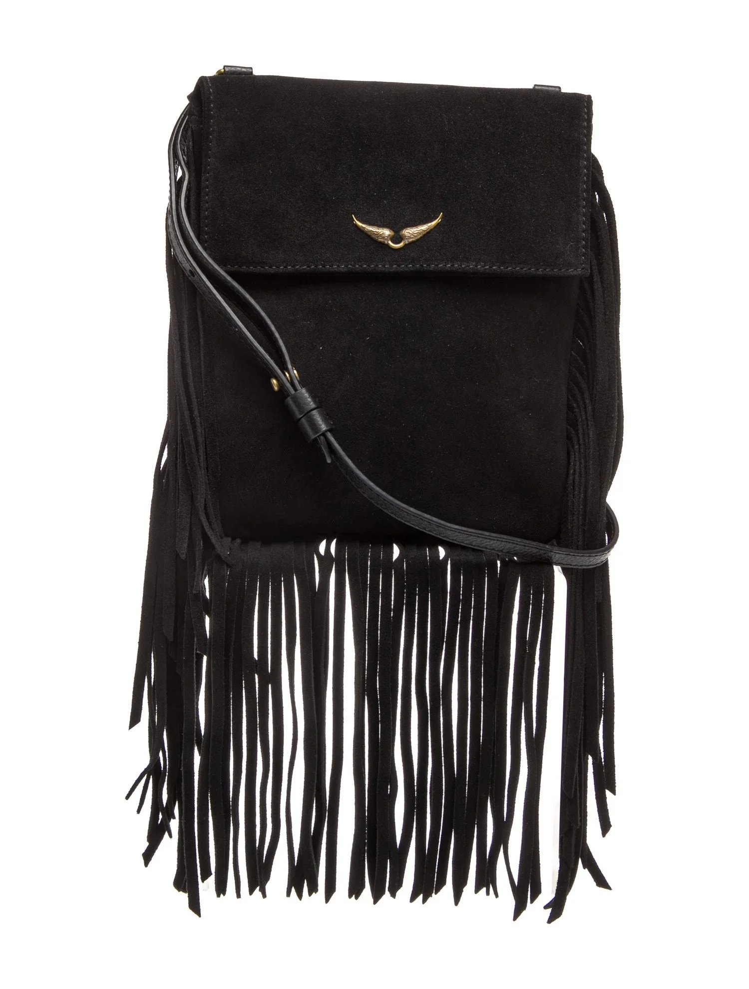 Suede Crossbody Bag