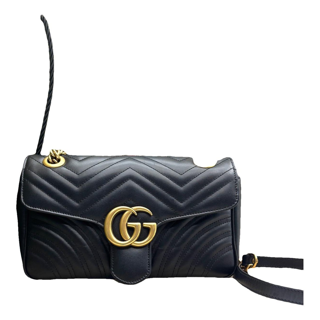 GG Marmont Flap leather handbag