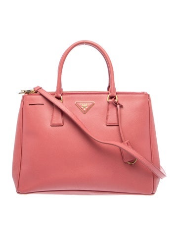 Saffiano Leather Galleria Double Zip Large