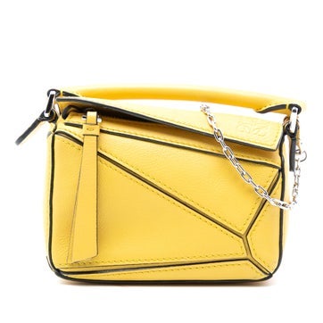 Nano Calfskin Puzzle Satchel