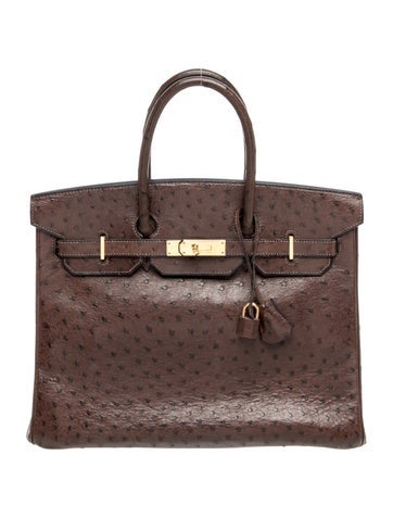Ostrich Birkin 35