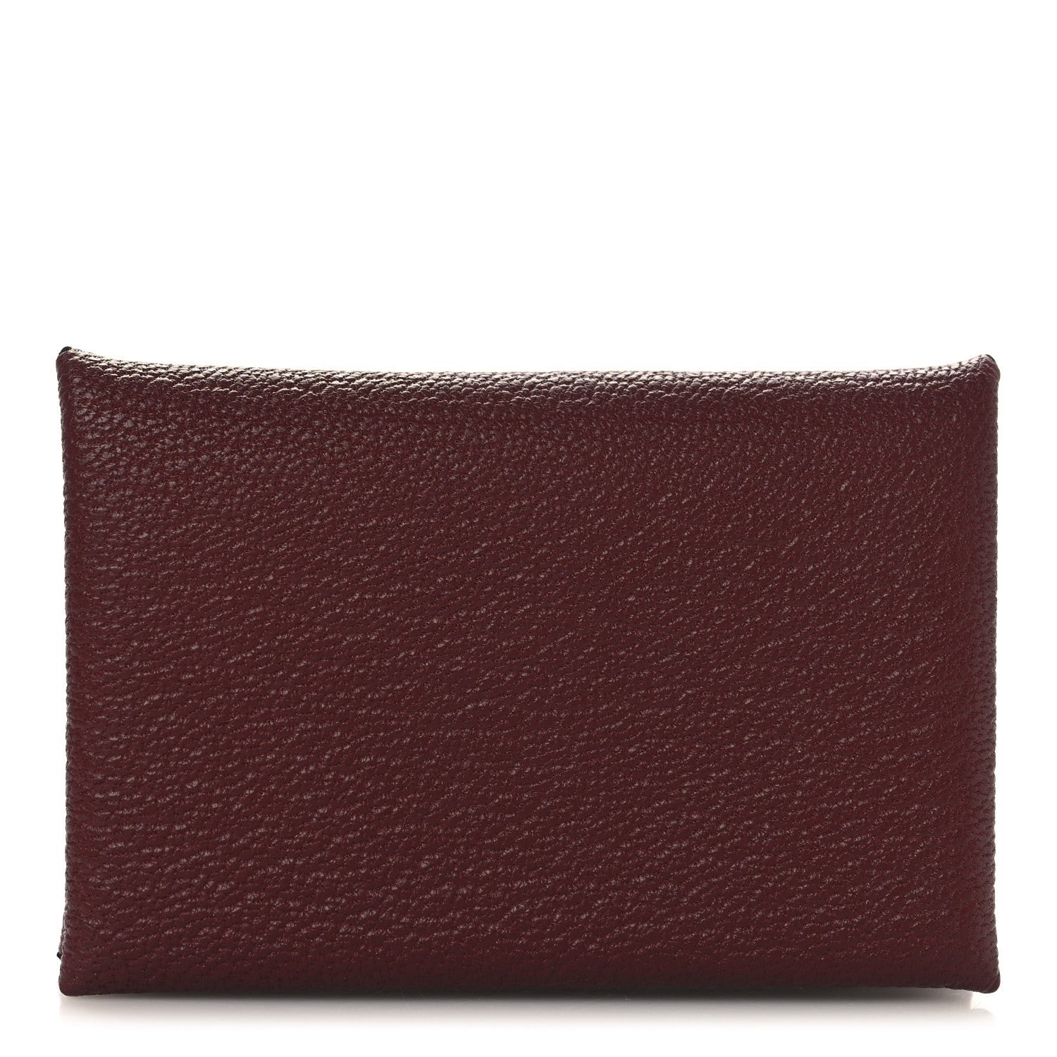 Hermes Chevre Mysore Calvi Card Case Rouge H