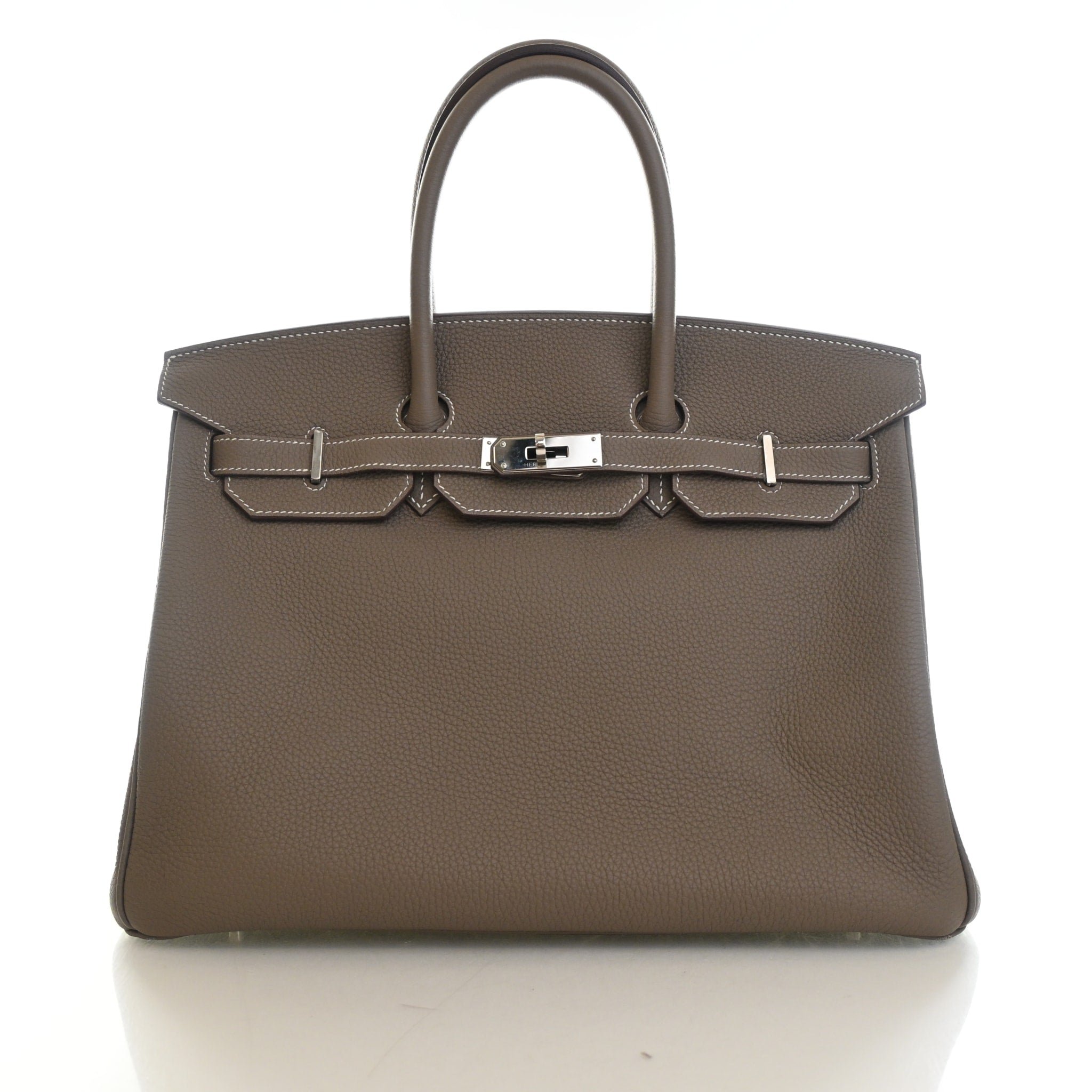 Hermes Étoupe Clemence Birkin 35