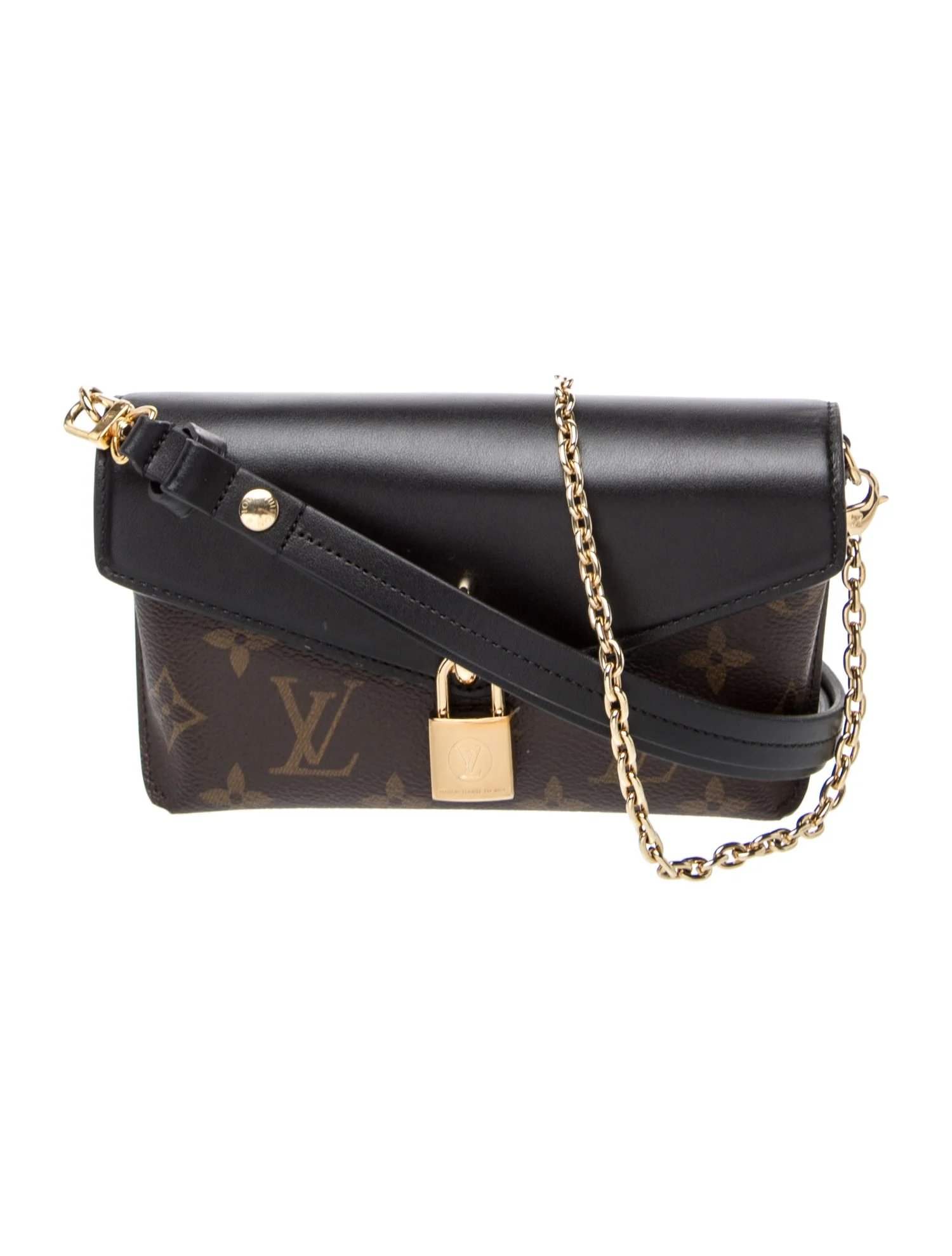 LV Monogram Padlock On Strap Small