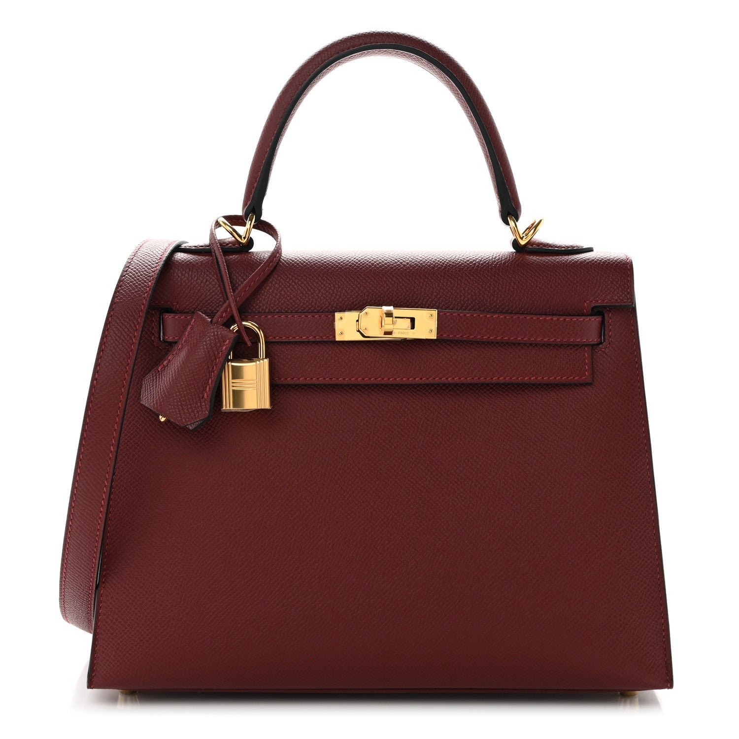 Hermes Epsom Kelly Sellier 25 Rouge H