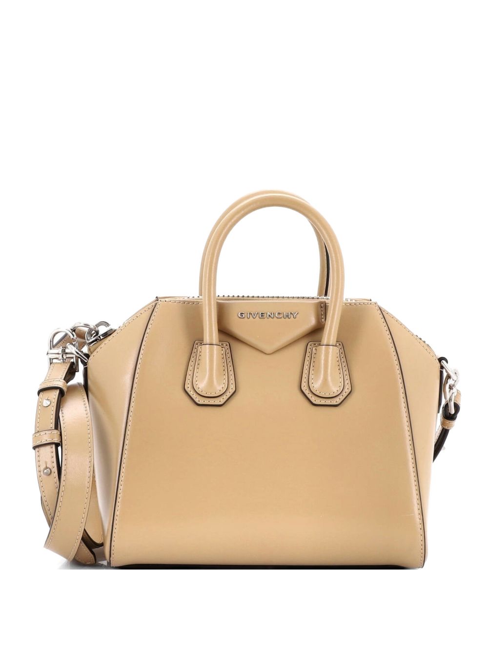 Antigona Bag Glazed Leather Mini satchel