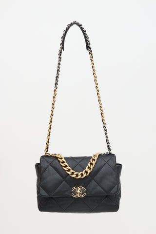 2020 Quilted Leather 19 Flap Bag