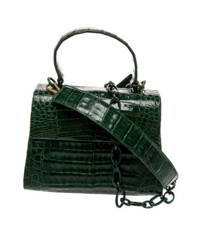 Nancy Gonzalez Gonzalez Crocodile Top Handle Bag