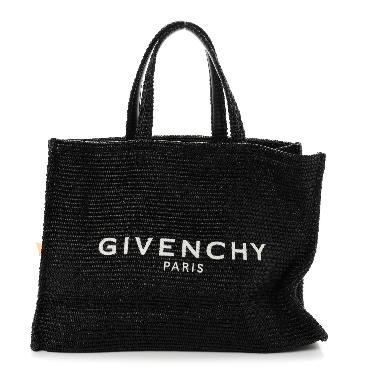 Givenchy Raffia Large G Shopping Tote Black