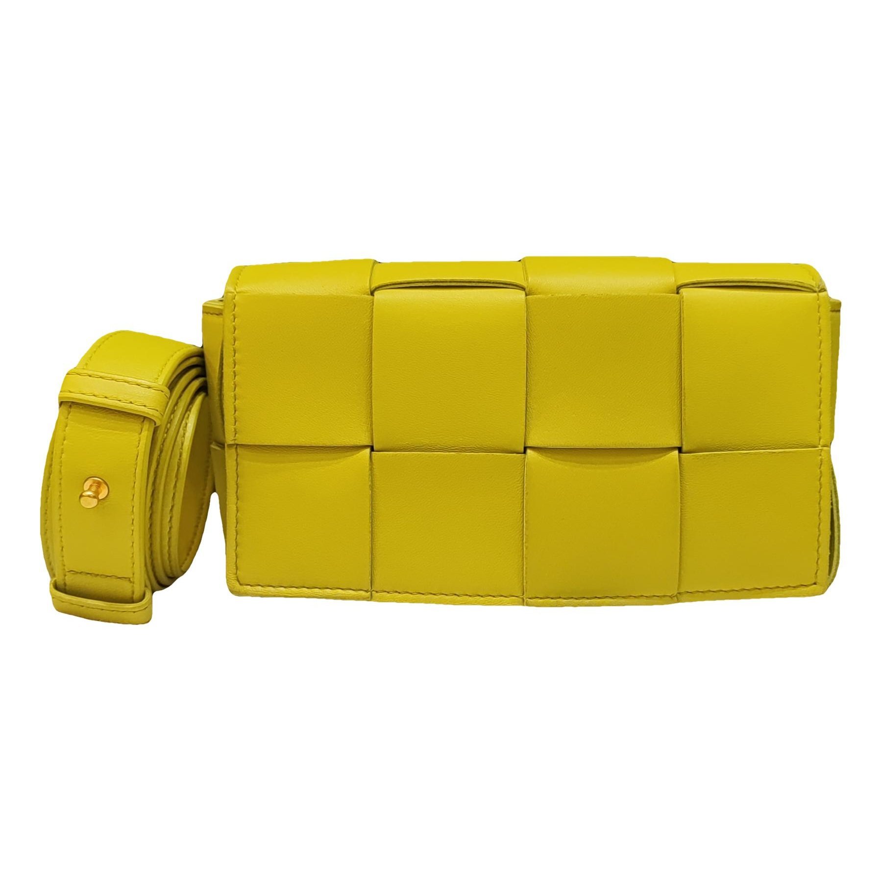 Cassette leather handbag