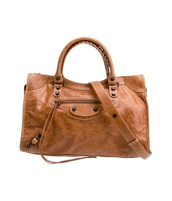 Balenciaga Leather Top Handle Bag Medium