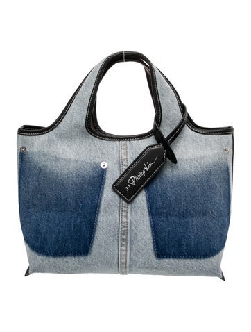 3.1 Phillip Lim Denim Top Handle Bag