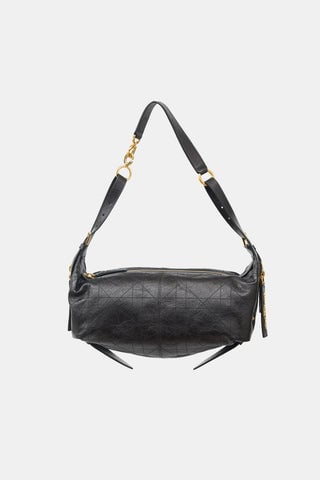 Crinkled Leather D-Journey Bag