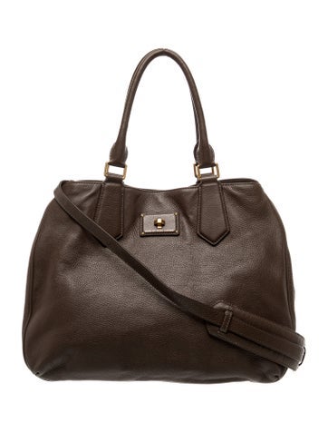 Leather Top Handle Bag