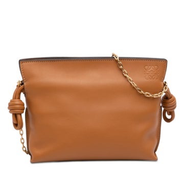 Nano Calf Leather Flamenco Knot Chain Crossbody