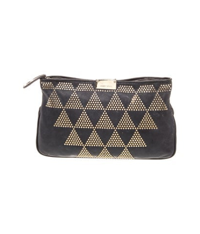 Jimmy Choo Choo Leather Clutch