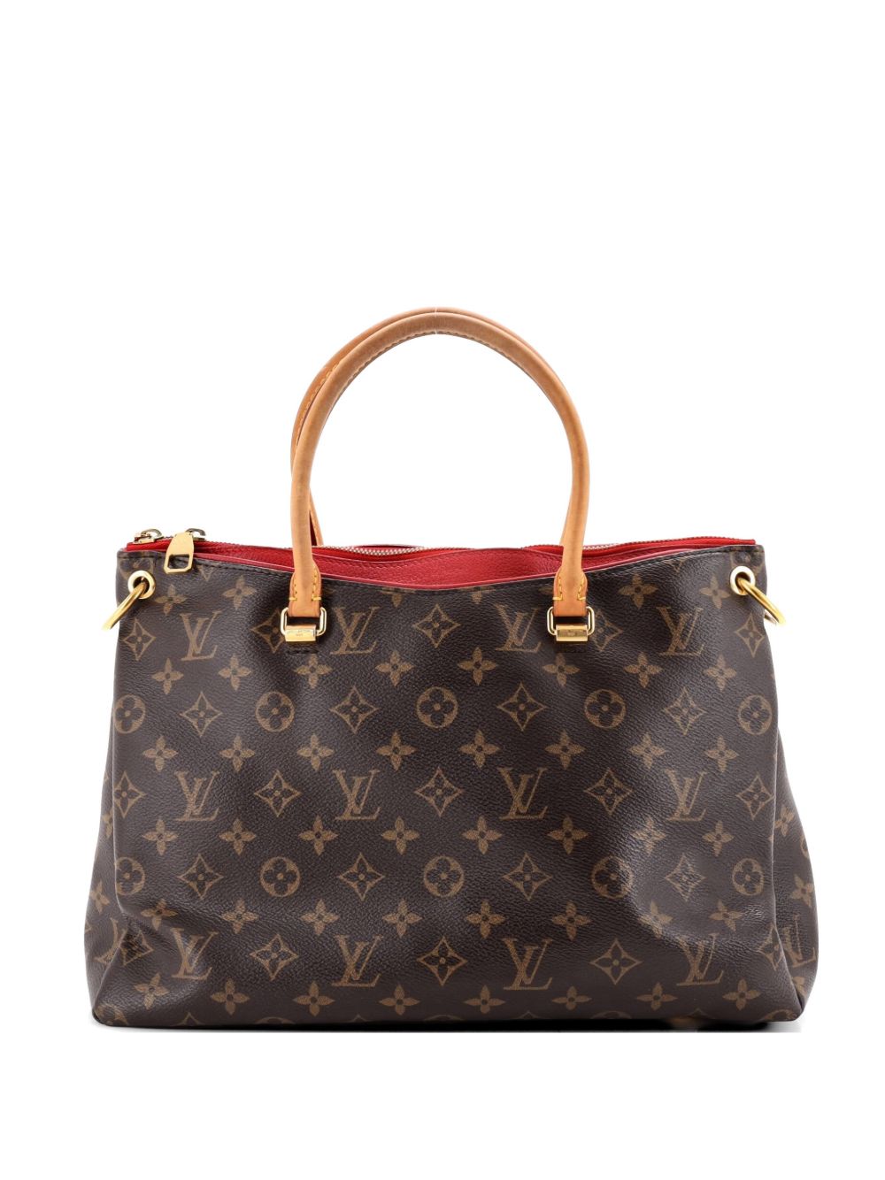 Pallas Tote Monogram Canvas with Leather shoulder bag