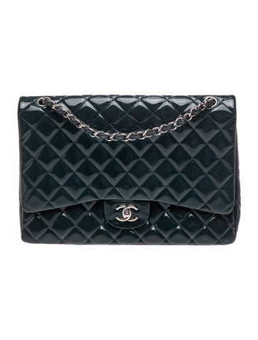 Patent Classic Maxi Double Flap Bag