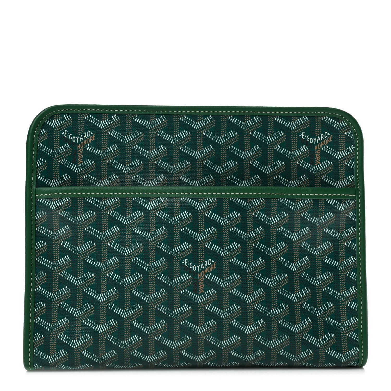 Goyard Goyardine Jouvence Toiletry Pouch MM Green