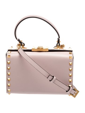 Rockstud Top Handle Bag Small