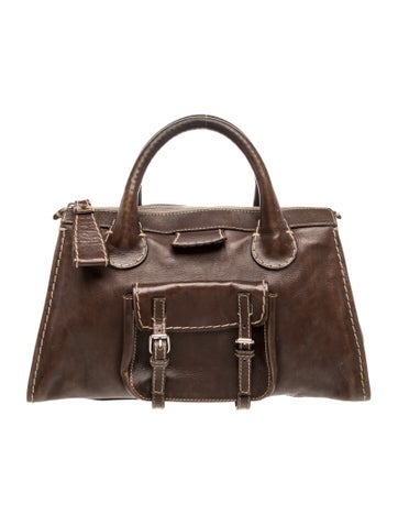 Leather Top Handle Bag