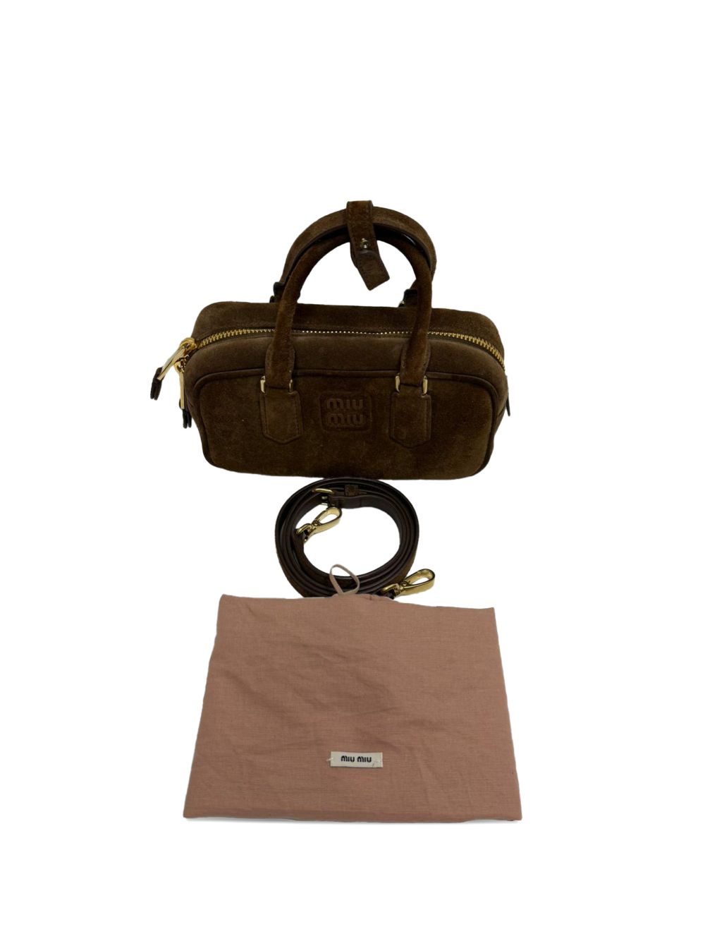 Arcadie padded top-handle bag