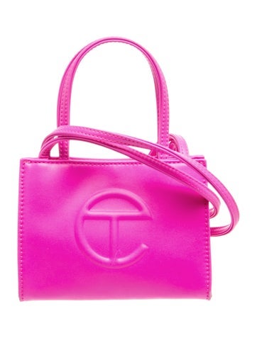 Vegan Leather Top Handle Bag Small