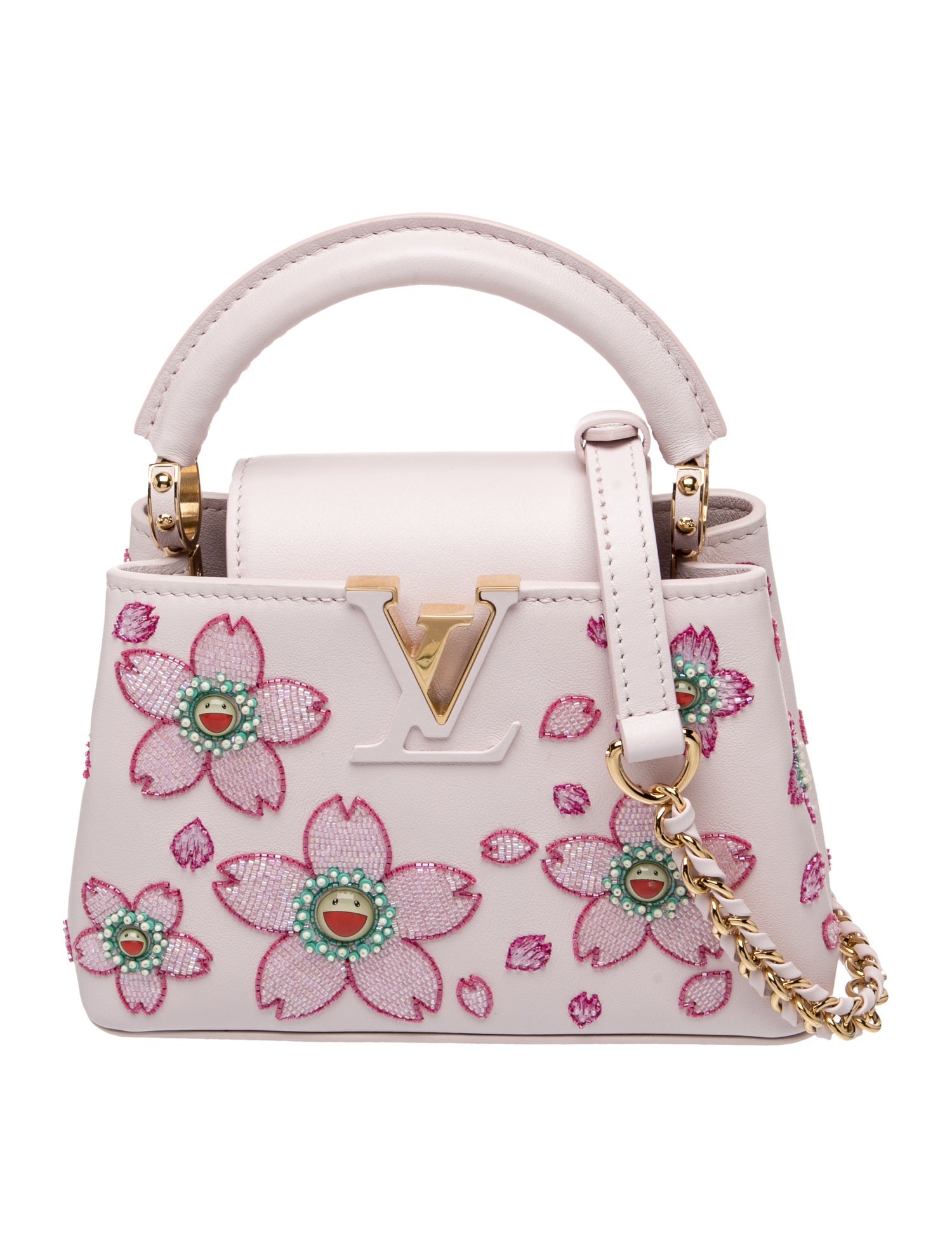 Monogram Cherry Blossom Capucines Mini