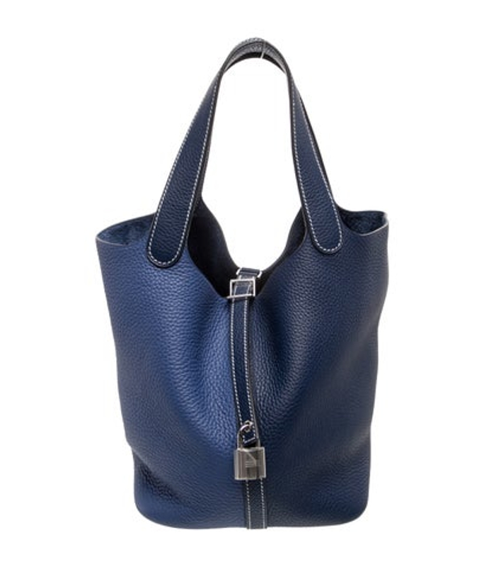 Hermes Clemence Casaque Picotin Lock 22