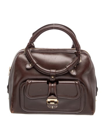 Leather Top Handle Bag