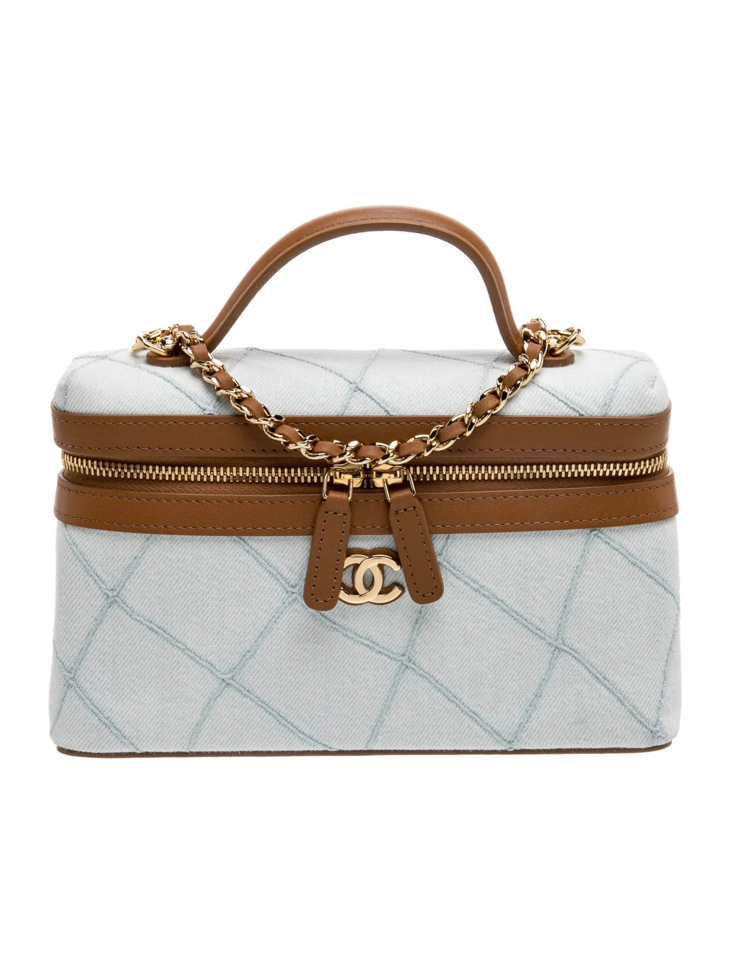 Coco Beach Denim Slim Vanity Case
