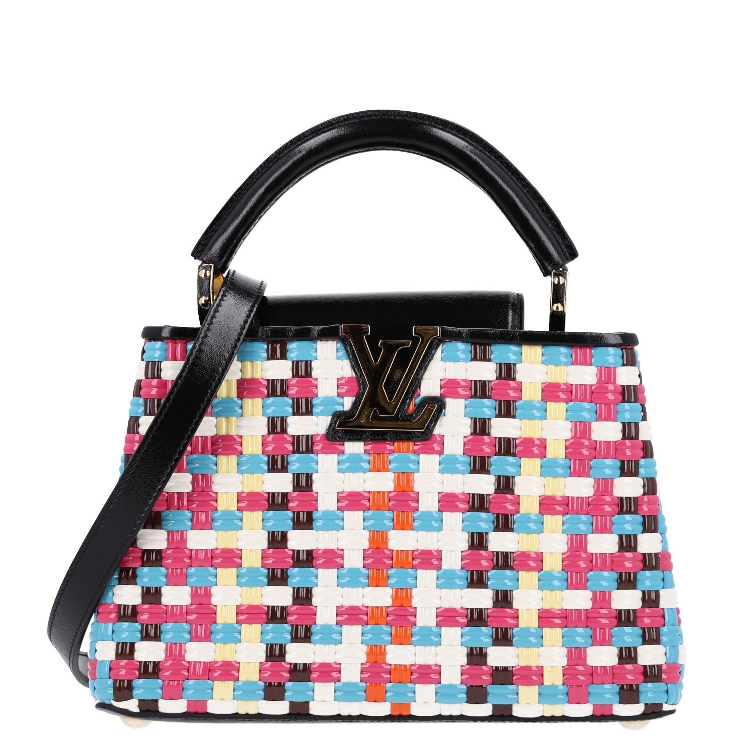 Louis Vuitton Taurillon Calfskin Guinguette Capucines BB Multicolor