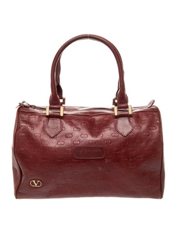 Valentino Leather Top Handle Bag Vintage