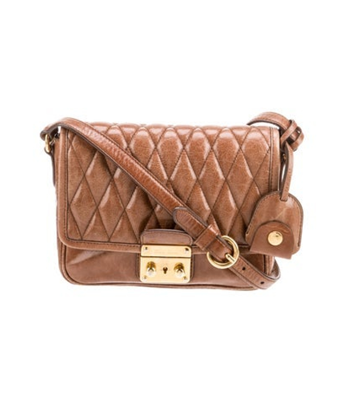 Miu Miu Miu Leather Crossbody Bag