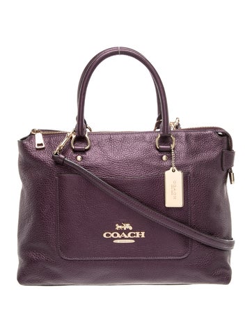 Leather Top Handle Bag