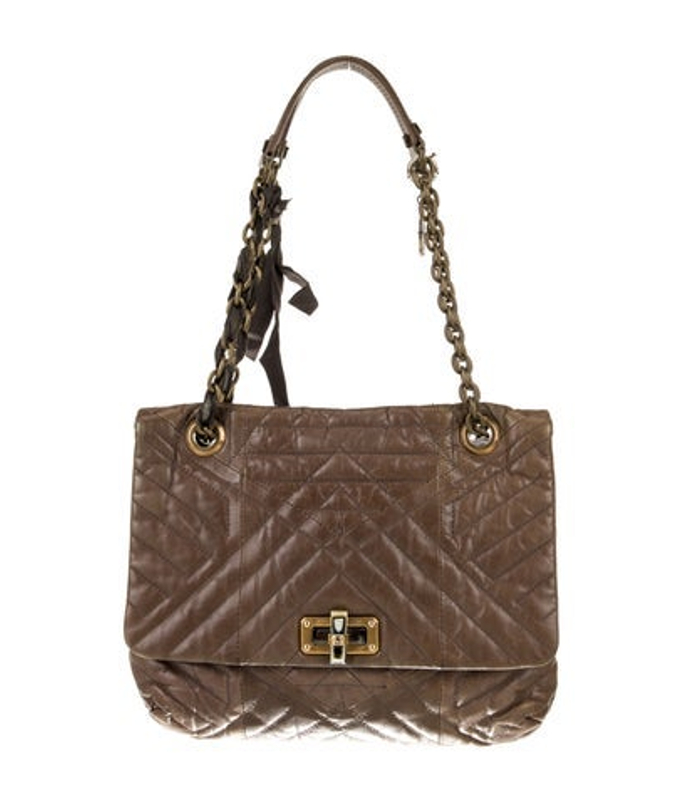 Lanvin Leather Shoulder Bag Vintage